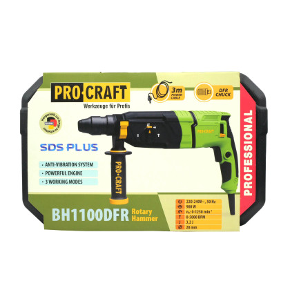 Kombinované vrtací a sekací kladivo Procraft BH1100 DFR | BH1100DFR