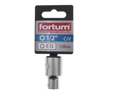 POŠK. OBAL hlavice nástrčná vnitřní TORX 1/2", E 12, L 38mm