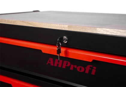 Dílenský vozík Magnus XXL s nářadím, 12 zásuvek, 360 ks - červený