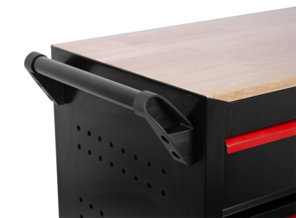 Dílenský vozík Magnus XXL s nářadím, 12 zásuvek, 360 ks - červený