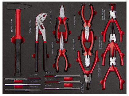 Dílenský vozík s nářadím, 7 zásuvek, 238 ks - AH470071BAL