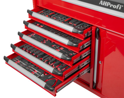 Dílenský vozík s nářadím, 7 zásuvek, 238 ks - AH470071BAL