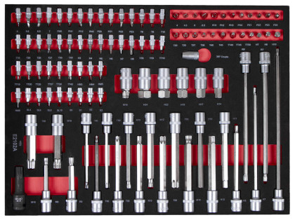 Dílenský vozík s nářadím, 7 zásuvek, 238 ks - AH470071BAL