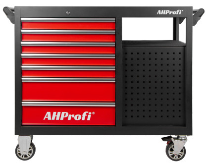 Dílenský vozík s nářadím, 360°, 10 zásuvek, 238 ks - AH450101BAL