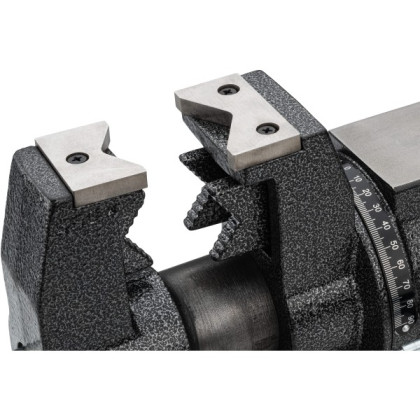 Dílenský svěrák s otočným talířem, 150mm - V6150N