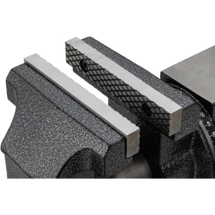 Dílenský svěrák s otočným talířem, 150mm - V6150N