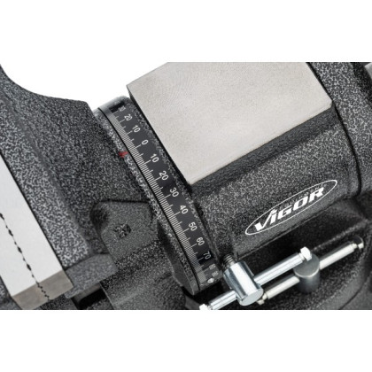 Dílenský svěrák s otočným talířem, 150mm - V6150N