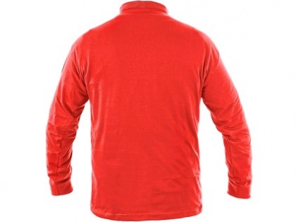 Tričko  PETR, dlouhý rukáv, červené, vel. S