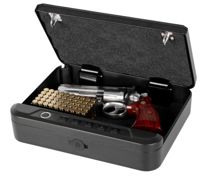 Bezpečnostní kufr na otisk prstu, 295 x 230 x 73 mm