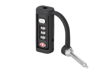 Bezpečnostní zámek, třímístný, 86 x 16,5 mm, průměr 6 mm