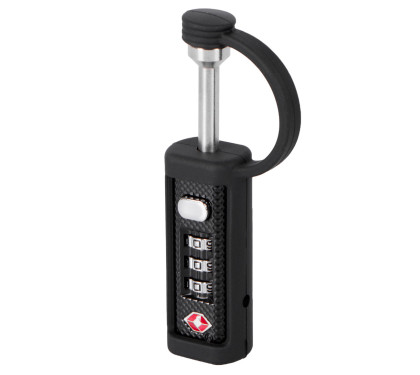 Bezpečnostní zámek, třímístný, 86 x 16,5 mm, průměr 6 mm