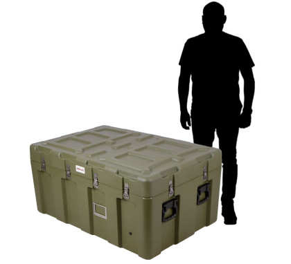 Vodotěsný přepravní plastový kufr, IP65, 1208 x 803 x 575 mm