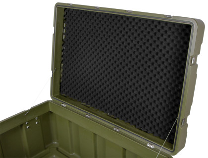 Vodotěsný přepravní plastový kufr, IP65, 1208 x 803 x 575 mm