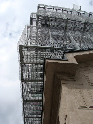 Ocelový pozinkovaný svařovaný podlahový rošt (30/3, 34/38) FLOMA - 100 x 100 x 3 cm