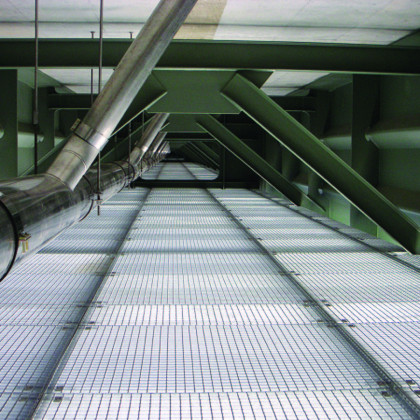 Ocelový pozinkovaný svařovaný podlahový rošt (30/3, 34/38) FLOMA - 120 x 100 x 3 cm