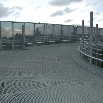 Ocelový pozinkovaný svařovaný podlahový rošt (30/3, 34/38) FLOMA - 150 x 100 x 3 cm