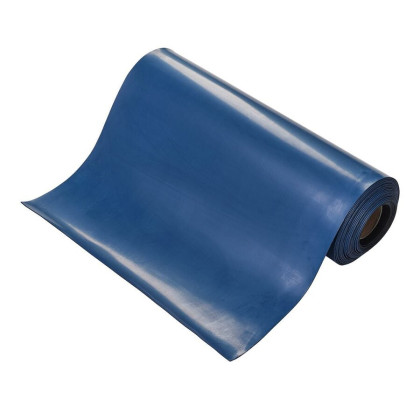Modrá gumová dvouvrstvá ESD rohož - 10 m x 120 cm x 0,2 cm