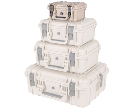 Vodotěsný plastový kufr s pěnovou výplní (S) - TC320082TAN