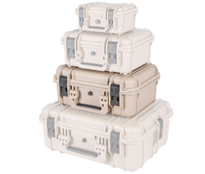 Vodotěsný plastový kufr s pěnovou výplní (L) - TC320086TAN