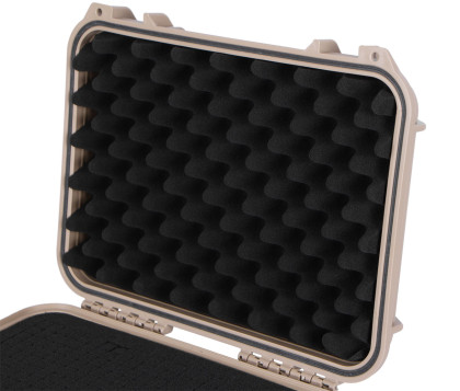 Vodotěsný plastový kufr s pěnovou výplní (L) - TC320086TAN