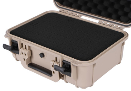 Vodotěsný plastový kufr s pěnovou výplní (L) - TC320086TAN