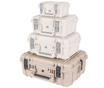 Vodotěsný plastový kufr s pěnovou výplní (XL) - TC320087TAN