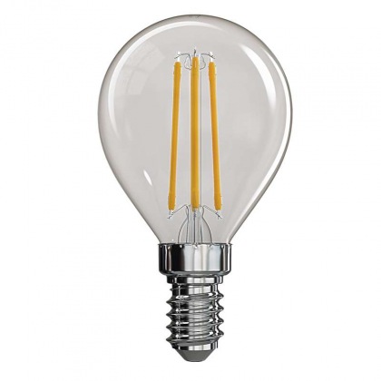 LED žárovka Filament Mini Globe A++ 4W E14 neutrální bílá