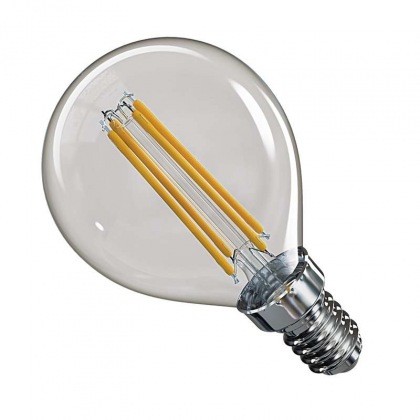 LED žárovka Filament Mini Globe A++ 4W E14 neutrální bílá
