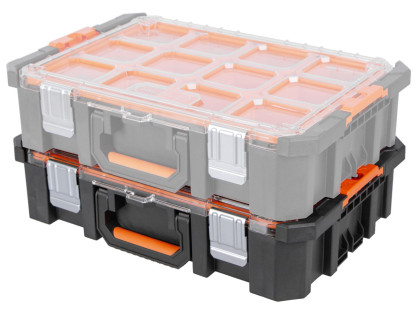 Organizér na šroubky a drobný materiál, 12 přihrádek - TC320369