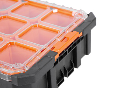 Organizér na šroubky a drobný materiál, 12 přihrádek - TC320369