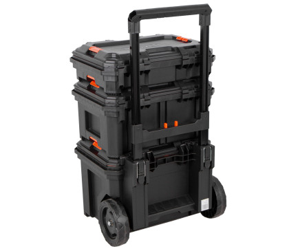 Sada vodotěsných kufrů na kolečkách TACTIX, 3 ks - TC320420