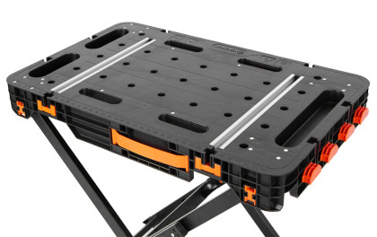 Skládací pracovní stůl Tactix, přenosný , 864 x 544 mm - TC326160