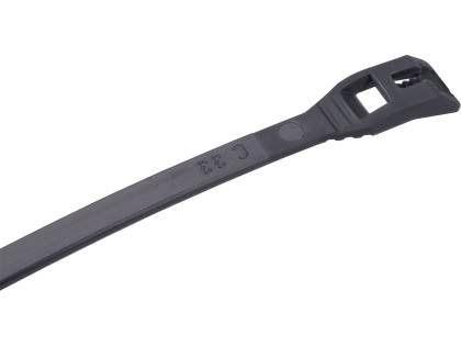 POŠK. OBAL pásky stahovací na kabely EXTRA, černé, 280x4,6mm, 100ks, nylon PA66