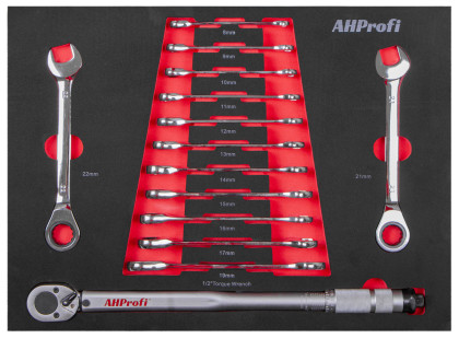 Dílenský vozík Mechanic s nářadím, 7 zásuvek, 271 dílů - AH3106