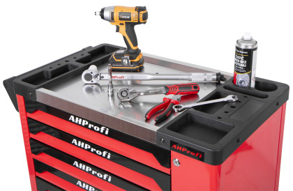 Dílenský vozík Mechanic s nářadím, 7 zásuvek, 271 dílů - AH3106