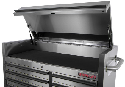 Dílenský vozík na nářadí s nástavbou, 14 zásuvek, AHProfi - AH4114