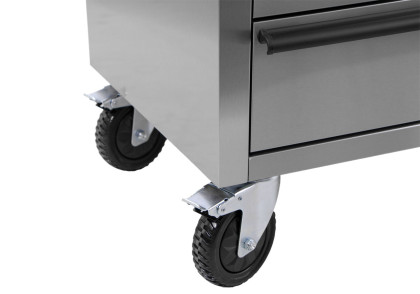 Dílenský vozík na nářadí s nástavbou, 14 zásuvek, AHProfi - AH4114