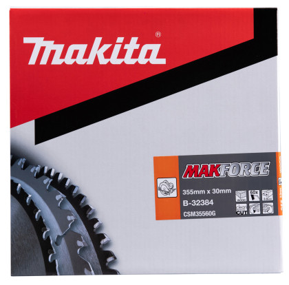 kotouč pilový dřevo MAKFORCE 355x3x30mm 60Z = old B-08545