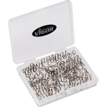 100 ks svorek typu U, průměr 0,8 mm pro V3551 V3677