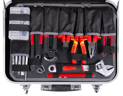 Sada nářadí v kufru s Gola sadou 1/2" a 1/4", 228 ks
