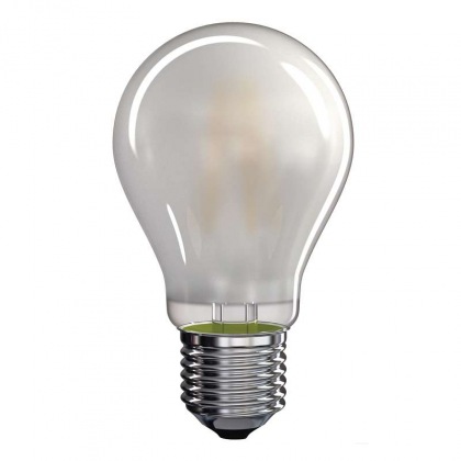LED žárovka Filament matná A60 A++ 6,5W E27 teplá bílá