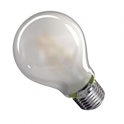 LED žárovka Filament matná A60 A++ 6,5W E27 teplá bílá