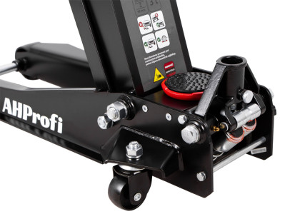 Pojízdný hydraulický zvedák TAURUS, 3 t, nastavitelný - AH8327