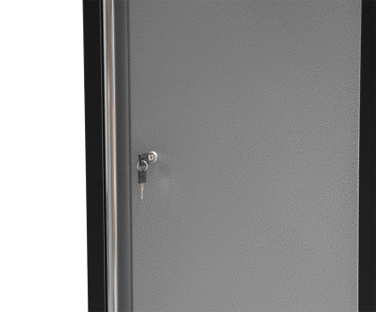 Celokovová dílenská skříň PROFI, hluboká, 600x572x2000 mm - AH2220