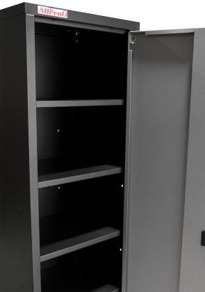 Celokovová dílenská skříň PROFI, hluboká, 600x572x2000 mm - AH2220