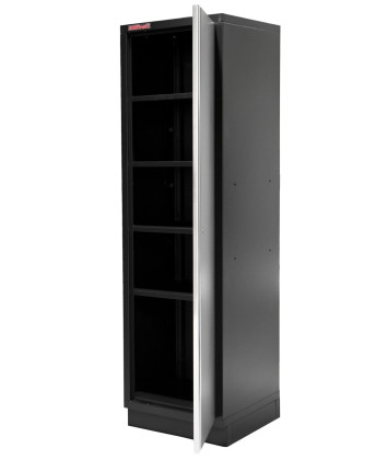 Celokovová dílenská skříň PROFI, hluboká, 600x572x2000 mm - AH2220