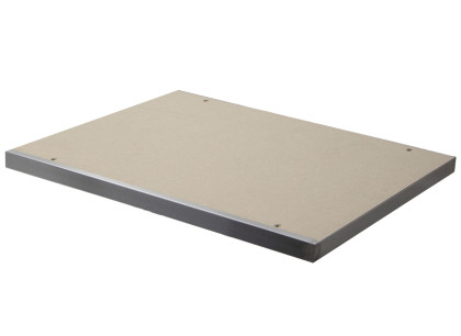 Nerezová pracovní deska PROFI, hluboká, 680 x 615 x 38 mm - TGW26DS