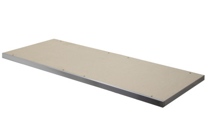 Nerezová pracovní deska PROFI, hluboká, 1361 x 615 x 38 mm - TGW53DS