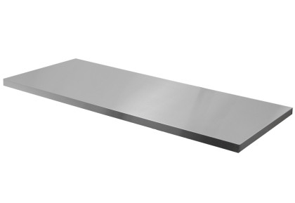 Nerezová pracovní deska PROFI, hluboká, 1361 x 615 x 38 mm - TGW53DS