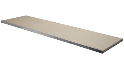 Nerezová pracovní deska PROFI, hluboká, 2040 x 615 x 38 mm - TGW80DS